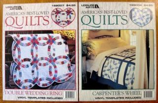 Lot Of 7 Leisure Arts Quilting Books Hearts To Quilt, Spring Beauty