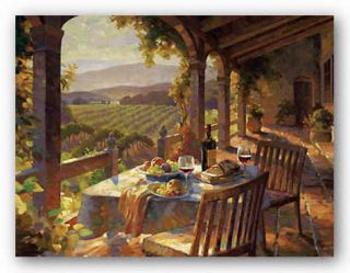 Still Life Art Wine Country Afternoon Leon Roulette