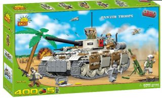 Cobi Small Army Panzer Troops Tank 400 Piece Set New Lego Compatible