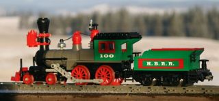 Lego Christmas Train #108 w/ Box, Dirs, Perfect Winter Village Train