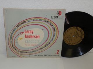 Leroy Anderson Conducts His Own Compostioons Vol 2 10 EP Decca DL