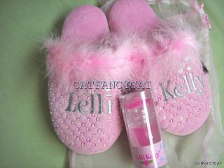 Lelli Kelly Kids Sparkle Fur Slippers Shoes Sz 1 5