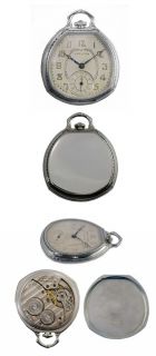 Art Deco 20s Asymmetrical Hamilton Pocket Watch All Original