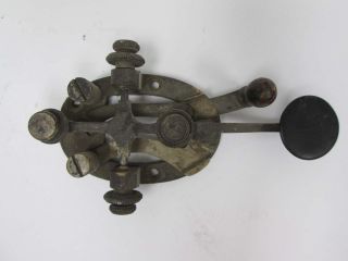 Vintage Thompson Levering Morse Code Telegraph Key