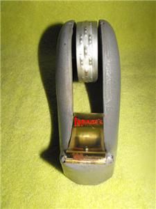 Vintage Lepages Cast Iron Whale Tail Atomic Age Tape Dispenser