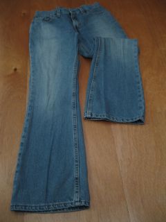 Levis 515 Denim Blue Jeans Womens Petite Size 6P Inseam 28 Boot Cut