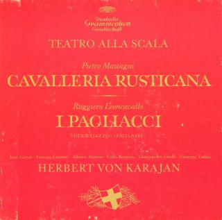 Mascagni Cavalleria Rusticana Leoncavallo I Pagliacci with Libretto