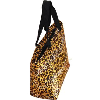Leopard Print Mini Tote Bag Lunch Shopping Rockabilly Pin Up Retro