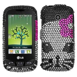 Kitty Crystal Bling Hard Case Cover for LG Cosmos Touch VN270