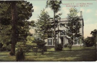 Antique Postcard 1907 09 Woodbury Mansion Portsmouth NH