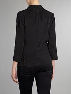 Armani Jeans Silk drape blazer jacket Black   