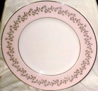 Vintage Lichfield Shelley Dinner Plate Silver Dawn Made in England