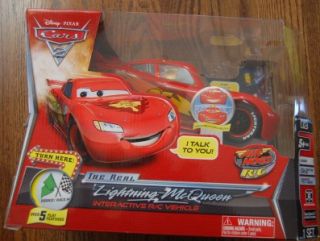 Cars 2 Lightning McQueen Remote Control Car New in Box, PLUS Race