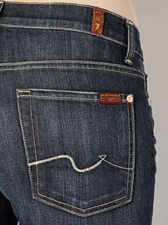 For All Mankind Straight leg high rise jeans in New York Dark Denim