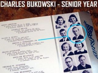 Charles Bukowski High School Yearbook SR yr for Laureate of American