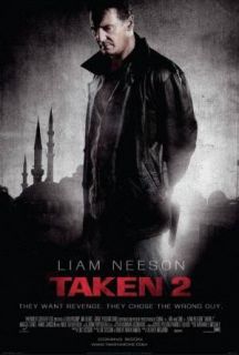 Liam Neeson Taken 2 Original International 27x40 Double Sided Movie