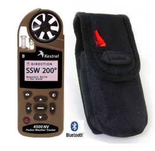 NEW Desert Tan Kestrel 4500NV Weather Wind Anemometer with Bluetooth