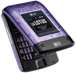 LG Lotus LX600 3G PURPLE Cell Phone SPRINT EVDO QWERTY   USED   No