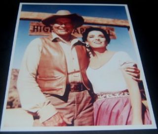 Linda Cristal Lief Ericson Signed Cards and Great High Chaparral Print