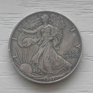 1997 Walking Liberty 1 oz Fine Silver One Dollar