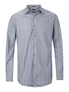 Paul Smith London Long sleeved floral shirt Blue   
