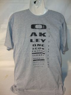 Oakley Eye Patch Reg Fit Graphic T Shirt   Guys Medium   Heather