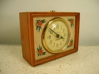 Vintage Seth Thomas Linwood Drowse Lighted Dial working Alarm Clock in