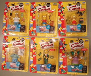 Playmates The Simpsons World of Springfield WOS Figurines Series 1