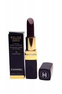 Chanel Rouge Coco Hydrating Creme Lipstick 18 Rouge Noir 3 5 G 0 12 Oz