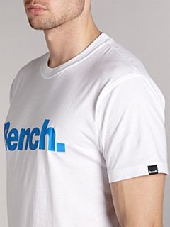 Bench Crew neck corporation printed T shirt White   