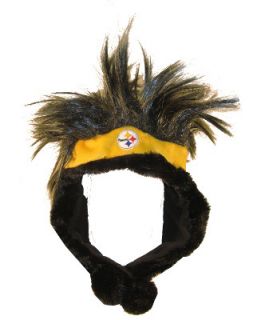 Pittsburgh Steelers NFL Football Short Troll Dangle Winter Hat