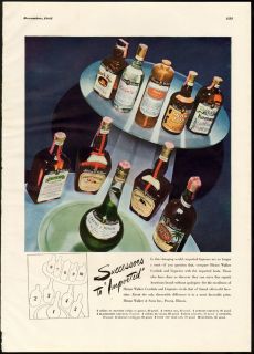 1941 Print Ad Hiram Walker Cordials Liqueurs Kummel