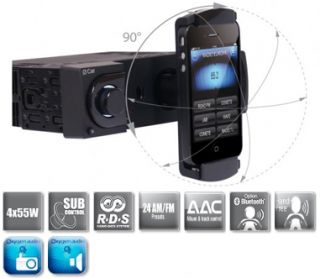 Oxygen Audio O Car V1 2 iPhone 4S Bluetooth Car Stereo Docking Station
