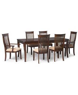 Augusta Dining Room Furniture, 7 Piece Set (Dining Table, 4 Side