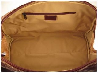 Italian High Quality Calfskin Leather Travelbag Lisbon