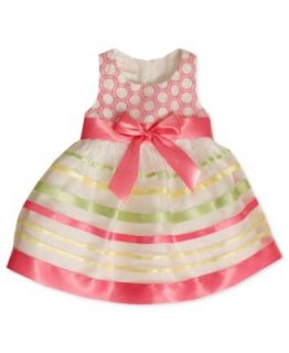 Rare Editions Baby Dress, Baby Girls Floral Shantung Dress   Kids