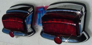P15 New LED Tail Lights Pair Plymouth 46 47 48 P 15