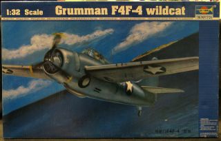 32 Trumpeter Grumman F4F 4 Wildcat Fighter Mint