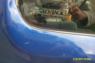Lojack Car Alarm Security Window Stickers (2) vehicle recovery gps