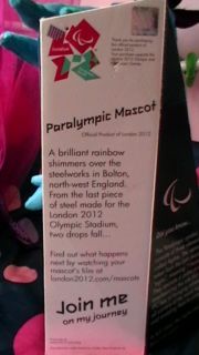 paralympic mascot collectable first edition official product of london