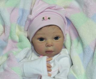 Reborn Baby Girl Eva Adrie Stoete Doll