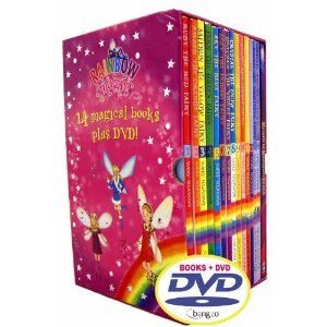Colour & Weather Fairies Collection Daisy Meadows 14 Books Set DVD