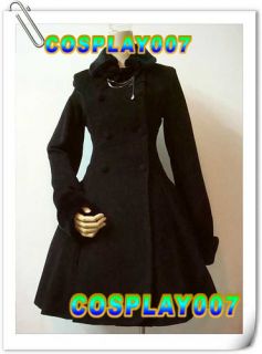 Gothic Lolita Costume Succinct Handmad Wool Coat