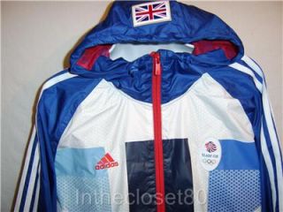 New Official Adidas London 2012 Olympics Team GB Windbreaker Jacket