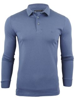French Connection FCUK Mens Polo T Shirt Sneezy Long Sleeve