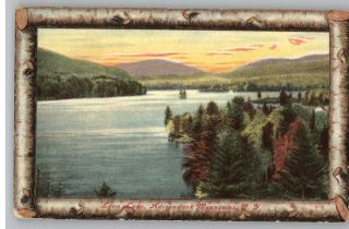 Old Postcard Loon Lake in Adirondack Mountains of New York NY