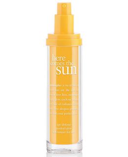 philosophy here comes the sun age defense gradual glow self tanner for