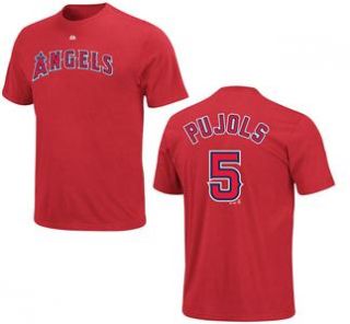 Los Angeles La Angels of Anaheim Albert Pujols Youth Jersey T Shirt in