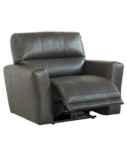 Judson Leather Power Recliner Chair, 43W x 38D x 39H