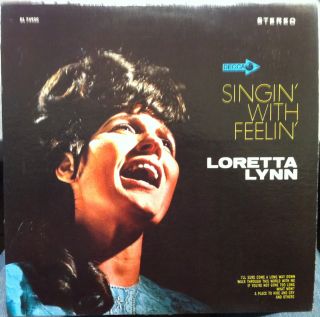 Loretta Lynn Singin with Feelin LP VG DL 74930